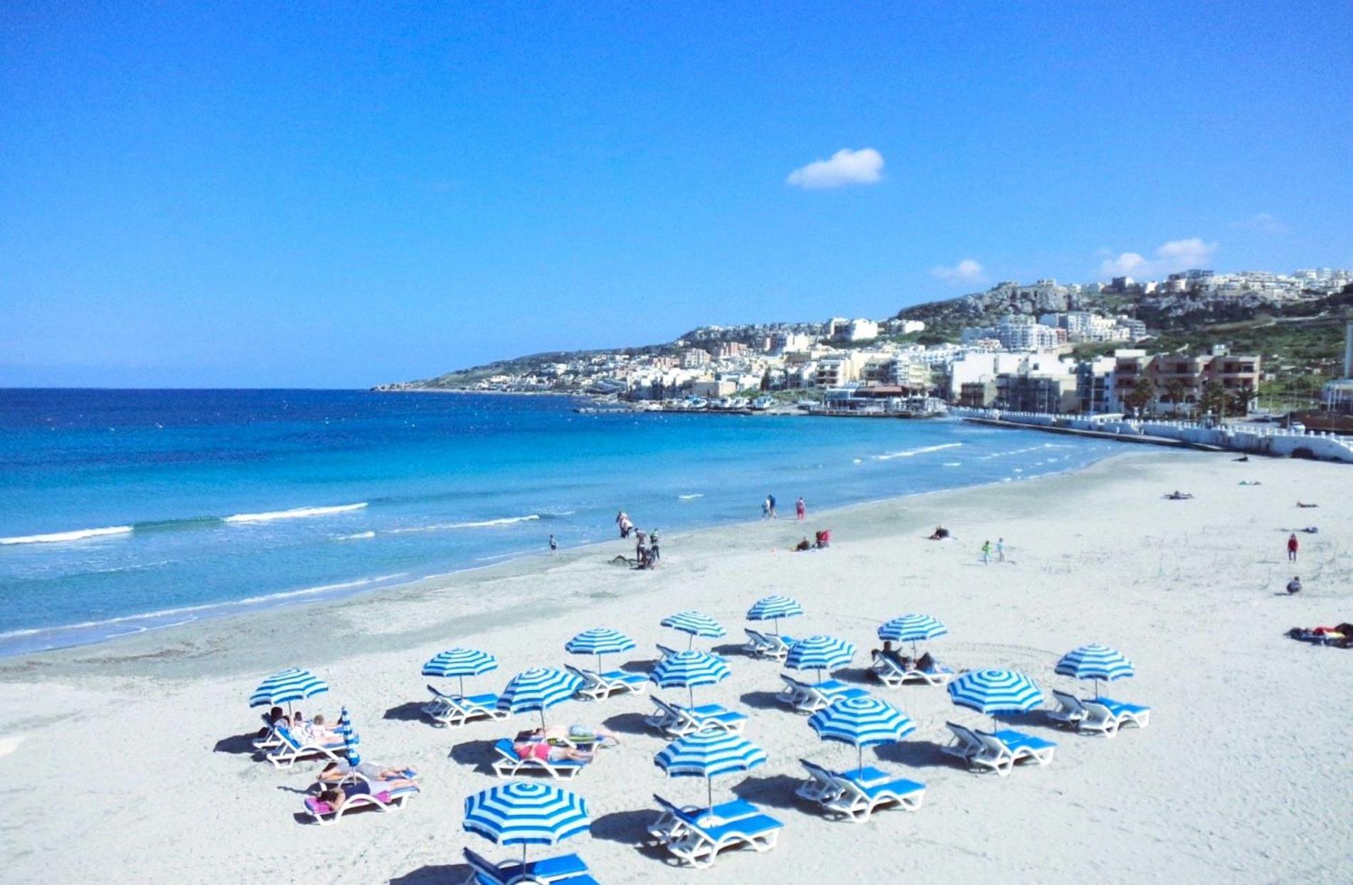 Seafront Maisonette Ocean Views & Terrace Villa Mellieħa Dış mekan fotoğraf