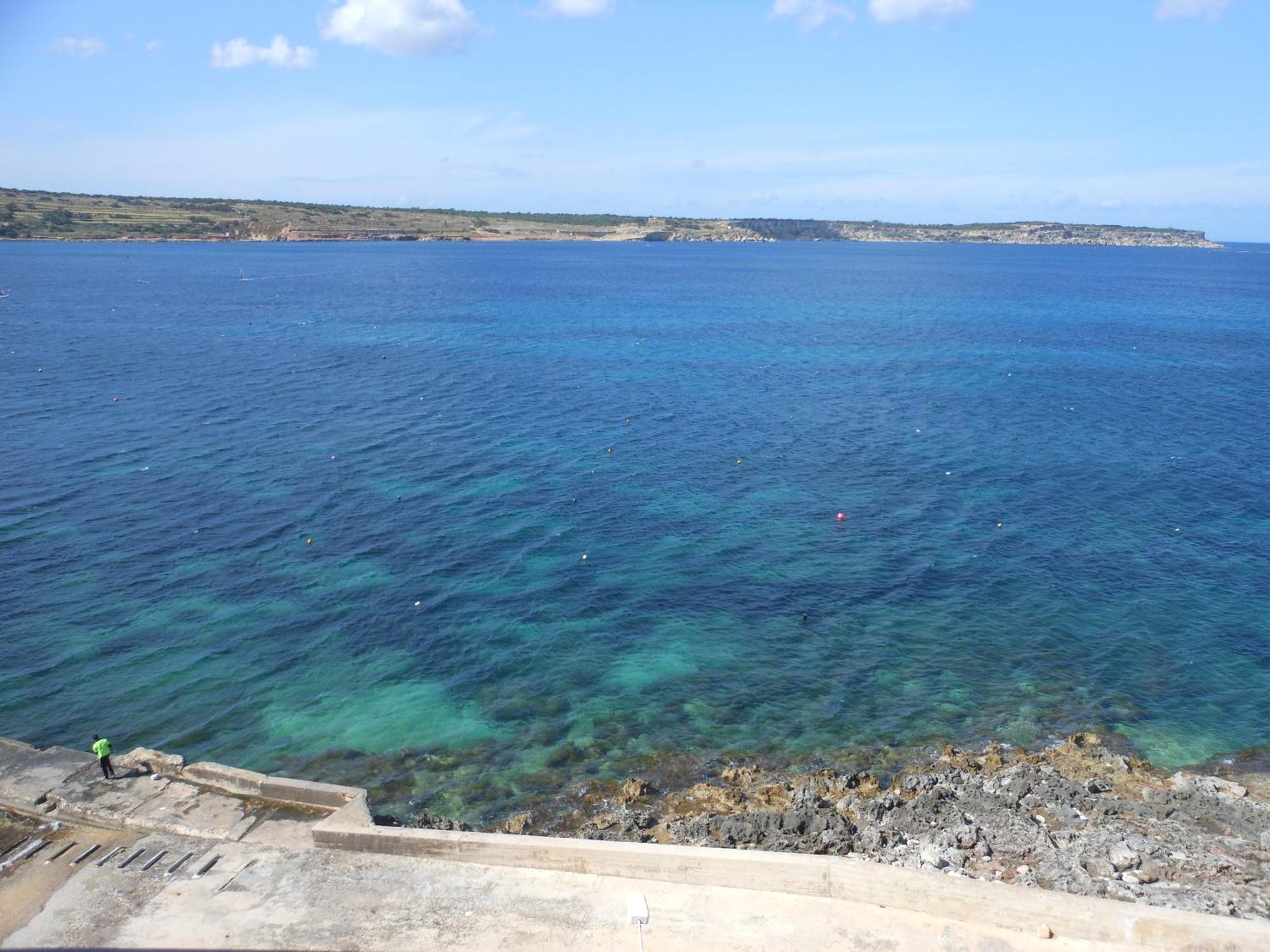 Seafront Maisonette Ocean Views & Terrace Villa Mellieħa Dış mekan fotoğraf